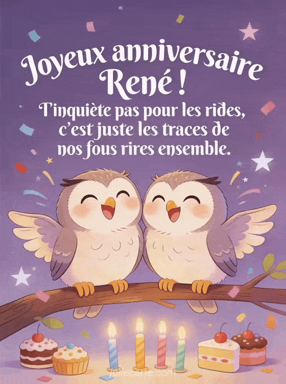 Joyeux anniversaire René - Joyeux anniversaire rene rigolo