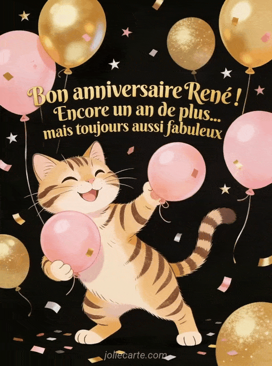 Joyeux anniversaire Rene - Bon anniversaire rene