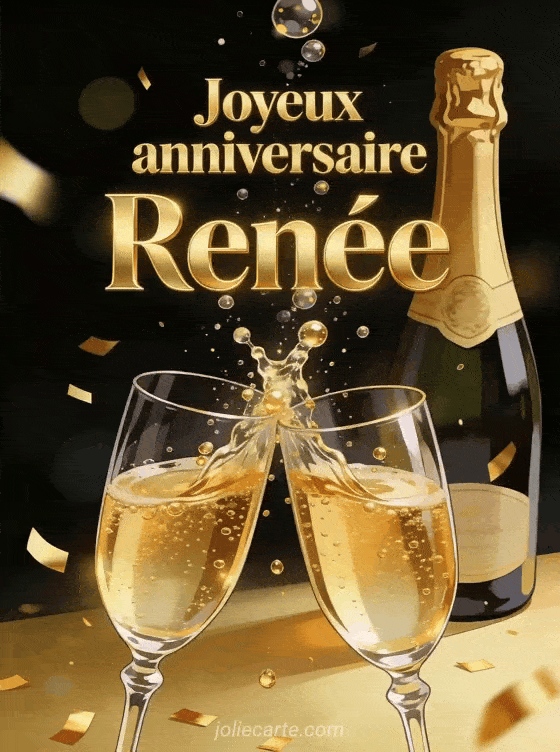 Joyeux anniversaire Renée - Joyeux anniversaire renee champagne