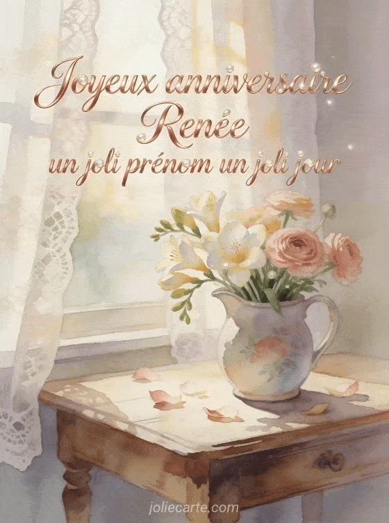 Joyeux anniversaire Renée - Joyeux anniversaire renee fleurs