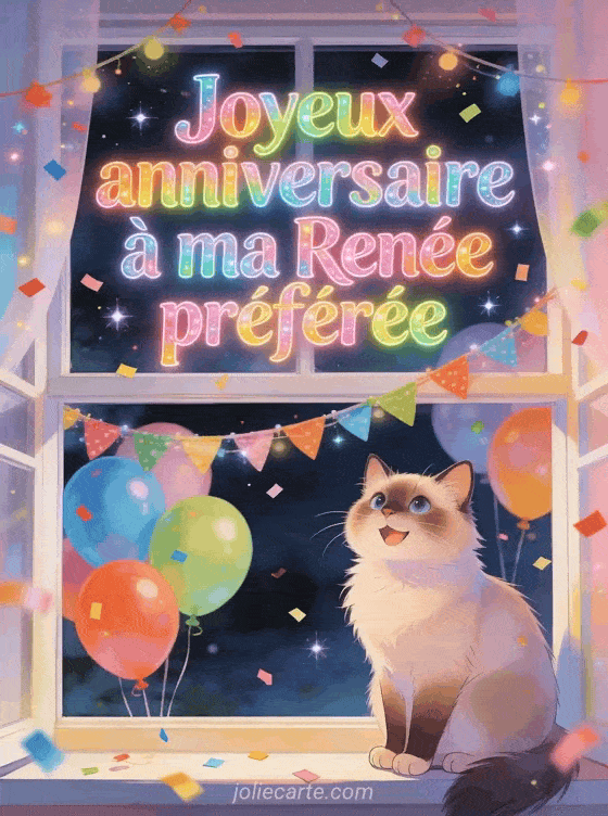 Joyeux anniversaire Renée - Joyeux anniversaire renee gif