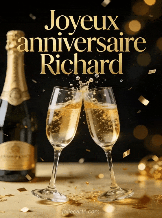 Joyeux anniversaire Richard - Joyeux anniversaire richard champagne