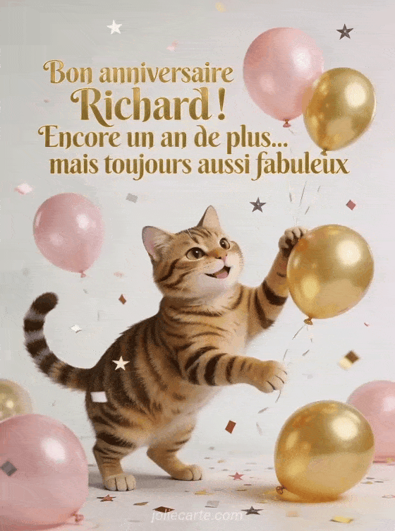 Joyeux anniversaire Richard - Bon anniversaire richard