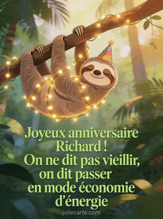 Joyeux anniversaire Richard - Richard humour