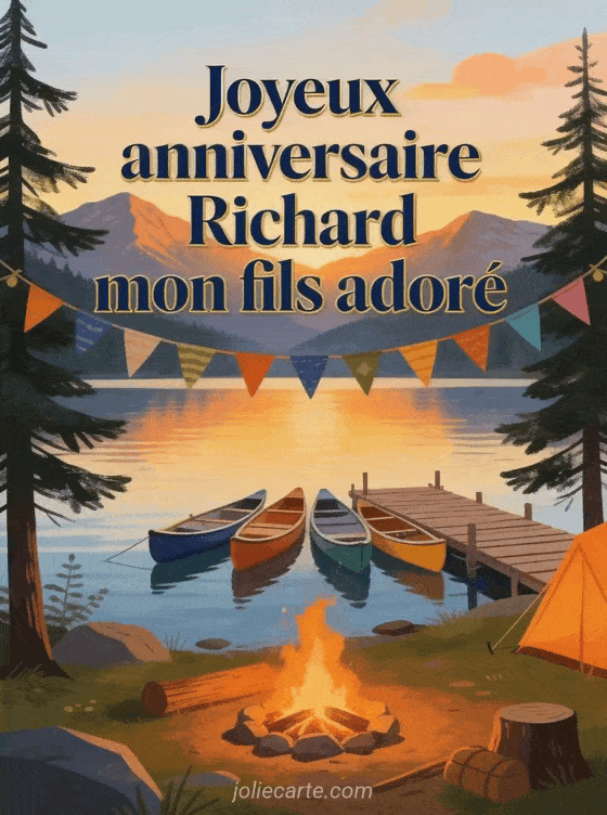Joyeux anniversaire Richard - Joyeux anniversaire richard mon fils