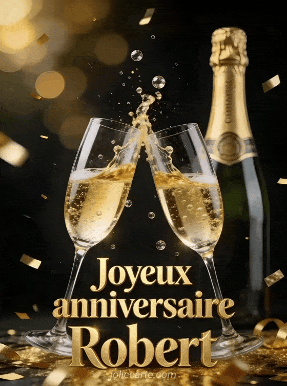 Joyeux anniversaire Robert - Joyeux anniversaire robert champagne