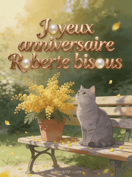 Joyeux anniversaire Roberte - Joyeux anniversaire roberte bisous