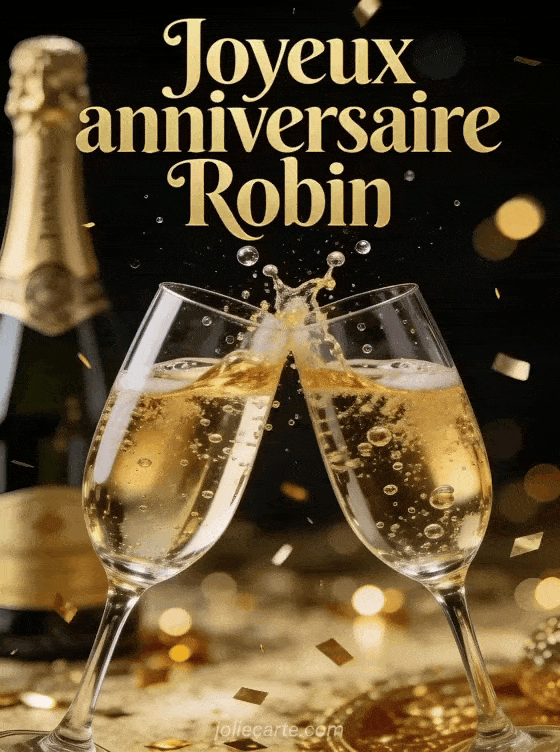 Joyeux anniversaire Robin - Joyeux anniversaire robin champagne