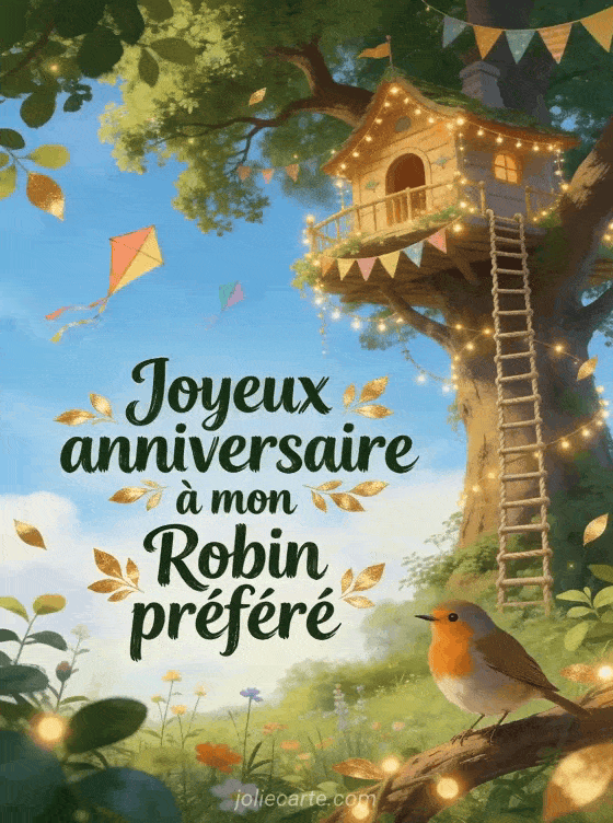 Joyeux anniversaire Robin - Joyeux anniversaire robin gif