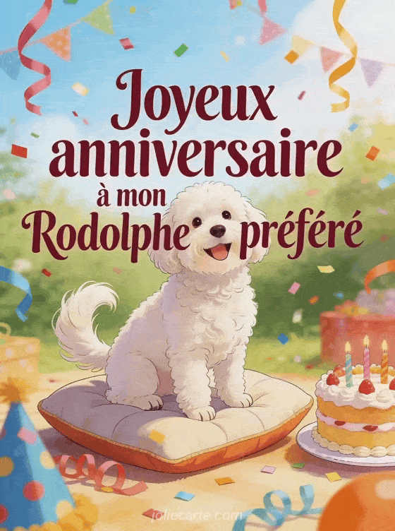 Joyeux anniversaire Rodolphe - Joyeux anniversaire rodolphe gif