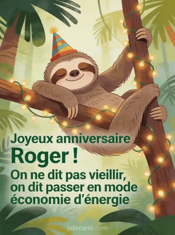 Joyeux anniversaire Roger - Joyeux anniversaire roger humour
