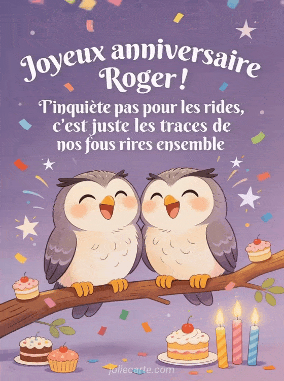 Joyeux anniversaire Roger - Joyeux anniversaire roger rigolo