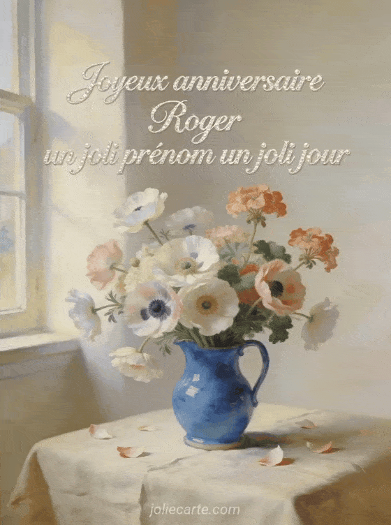 Joyeux anniversaire Roger - Joyeux anniversaire roger fleurs