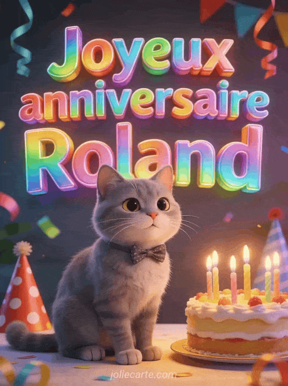 Joyeux anniversaire Roland - Joyeux anniversaire roland gif