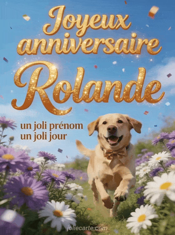 Joyeux anniversaire Rolande - Joyeux anniversaire rolande gif