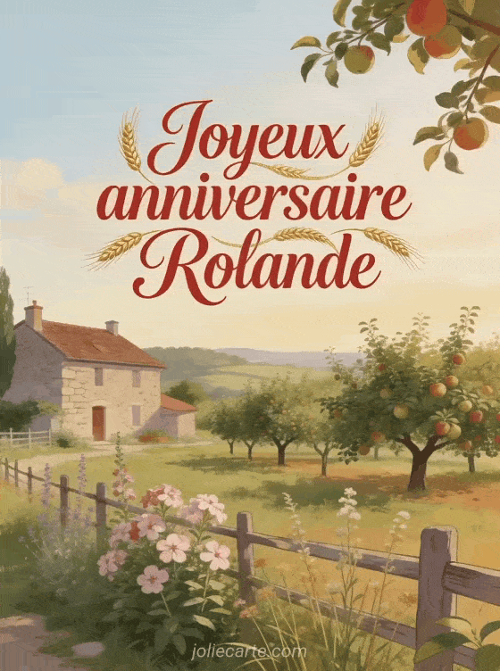 Joyeux anniversaire Rolande - Joyeux anniversaire rolande image