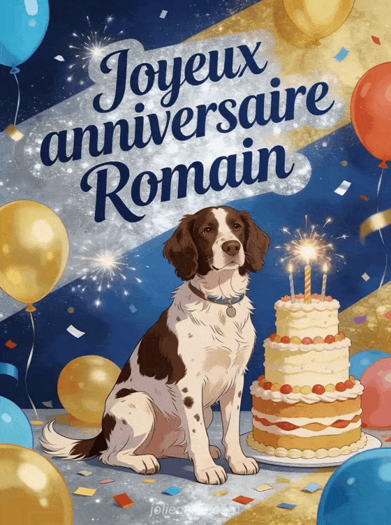 Joyeux anniversaire Romain - Joyeux anniversaire romain image