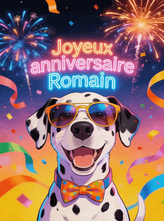 Joyeux anniversaire Romain - Joyeux anniversaire romain gif