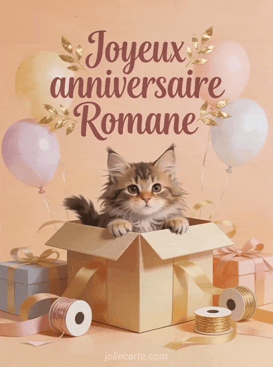Joyeux anniversaire Romane - Joyeux anniversaire romane femme