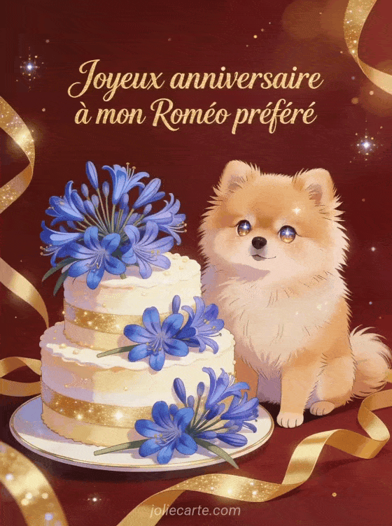 Joyeux anniversaire Roméo - Joyeux anniversaire romeo gros bisous