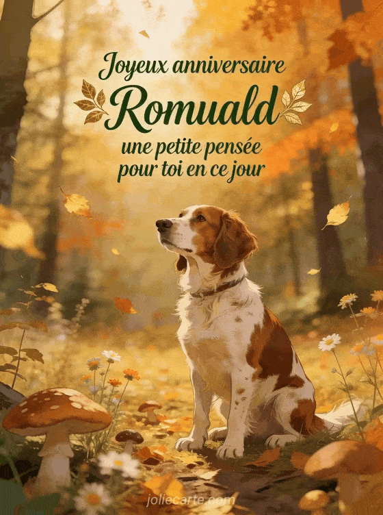 Joyeux anniversaire Romuald - Joyeux anniversaire romuald bisous