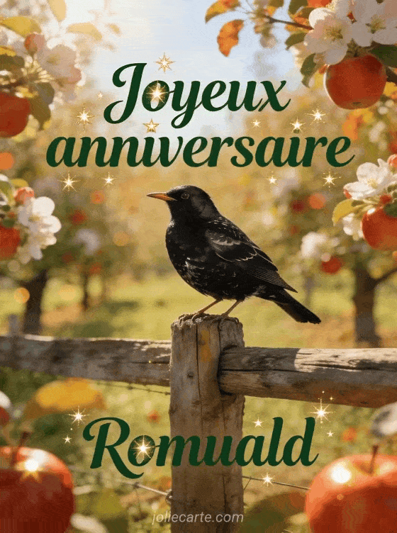 Joyeux anniversaire Romuald - Joyeux anniversaire romuald gif