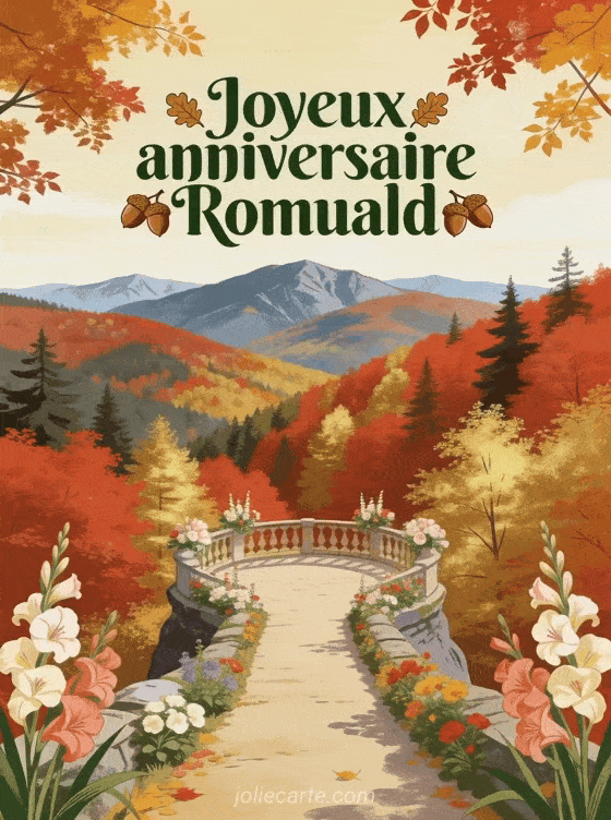 Joyeux anniversaire Romuald - Joyeux anniversaire romuald image