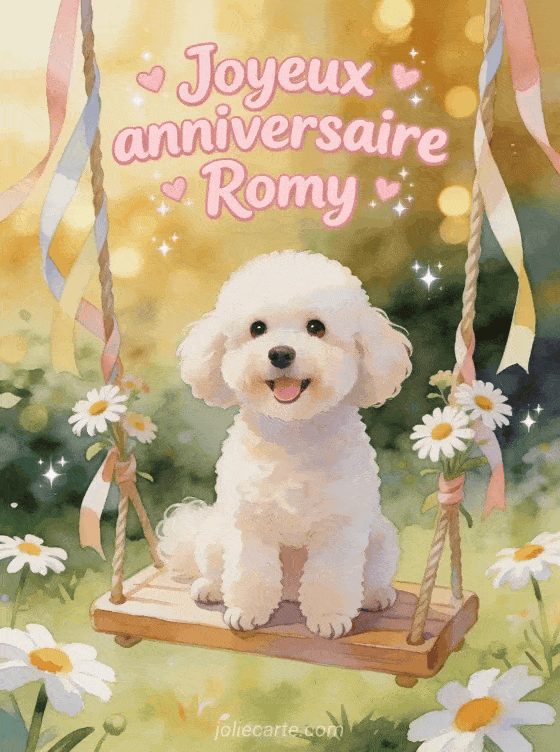 Joyeux anniversaire Romy - Carte joyeux anniversaire romy