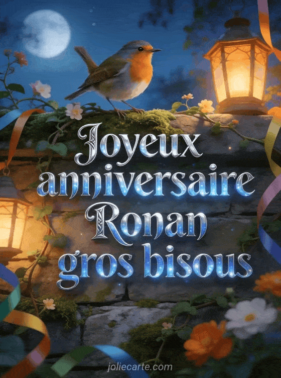 Joyeux anniversaire Ronan - Joyeux anniversaire ronan gros bisous