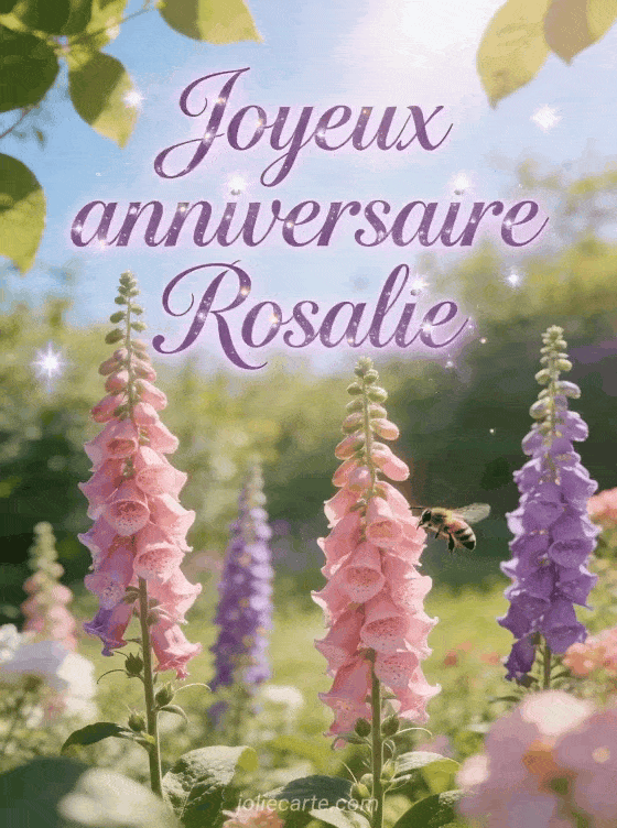 Joyeux anniversaire Rosalie - Joyeux anniversaire rosalie fleurs