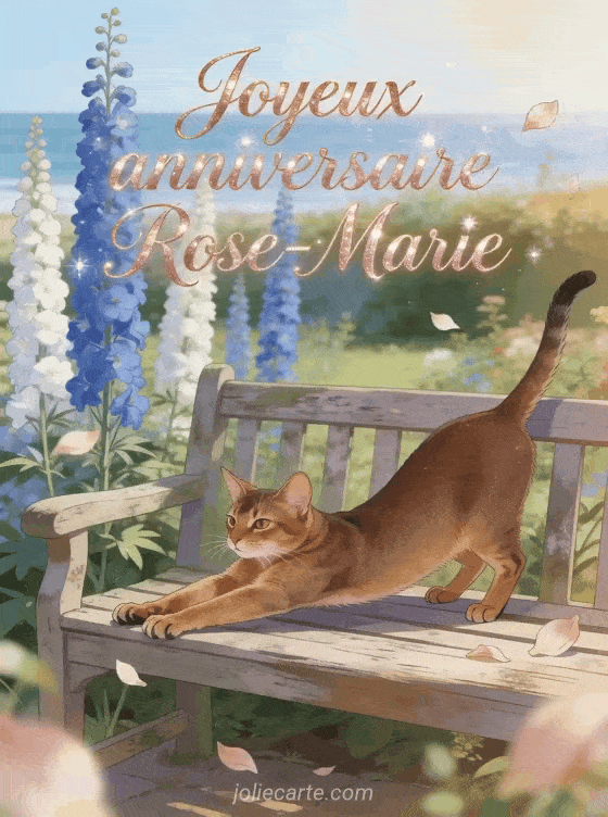 Joyeux anniversaire Rose-Marie - Carte joyeux anniversaire rose marie