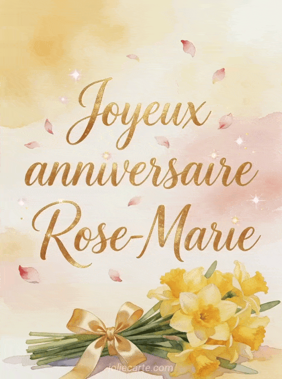 Joyeux anniversaire Rose-Marie - Joyeux anniversaire rose marie fleurs