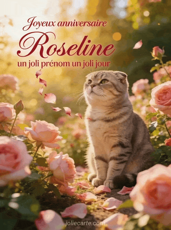 Joyeux anniversaire Roseline - Joyeux anniversaire roseline gif