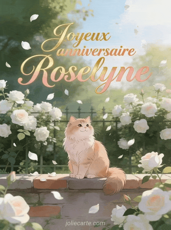 Joyeux anniversaire Roselyne - Joyeux anniversaire roselyne gif