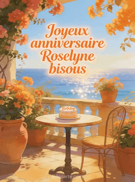 Joyeux anniversaire Roselyne - Joyeux anniversaire roselyne bisous