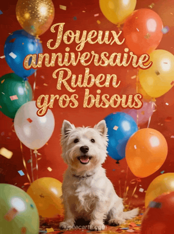 Joyeux anniversaire Ruben - Joyeux anniversaire ruben gros bisous