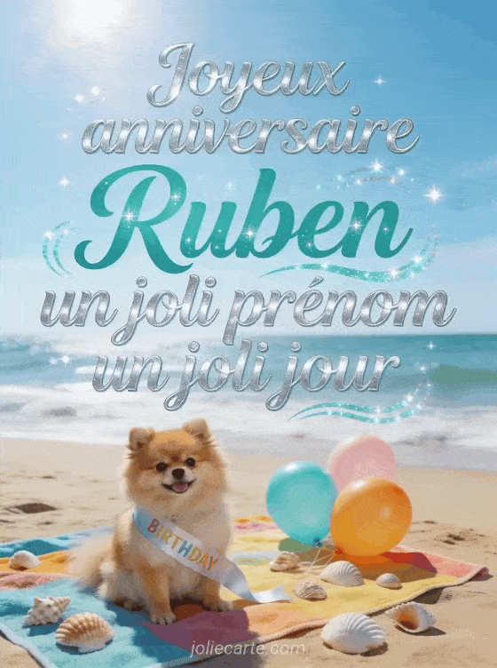 Joyeux anniversaire Ruben - Joyeux anniversaire ruben gif anime