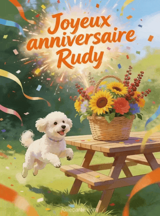 Joyeux anniversaire Rudy - Joyeux anniversaire rudy fleurs