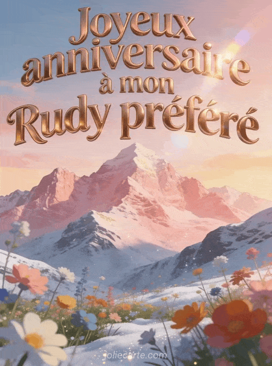 Joyeux anniversaire Rudy - Joyeux anniversaire rudy gif
