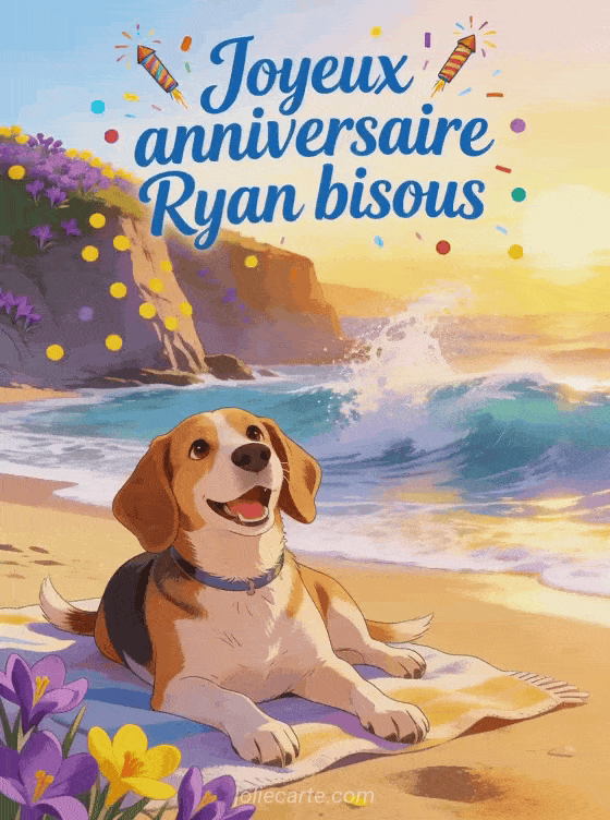 Joyeux anniversaire Ryan - Joyeux anniversaire ryan bisous