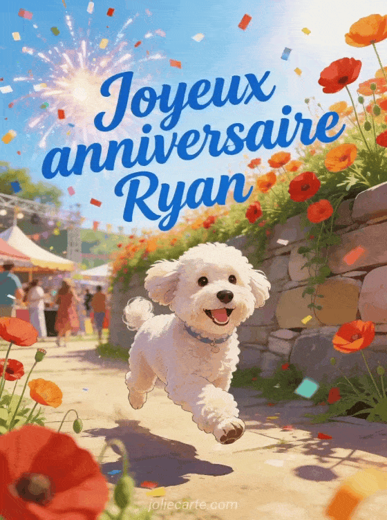 Joyeux anniversaire Ryan - Joyeux anniversaire ryan gif anime