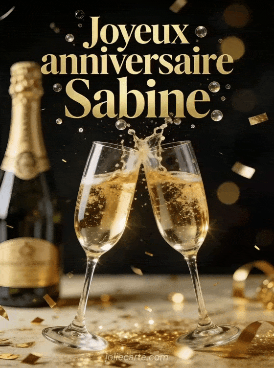 Joyeux anniversaire Sabine - Joyeux anniversaire sabine champagne