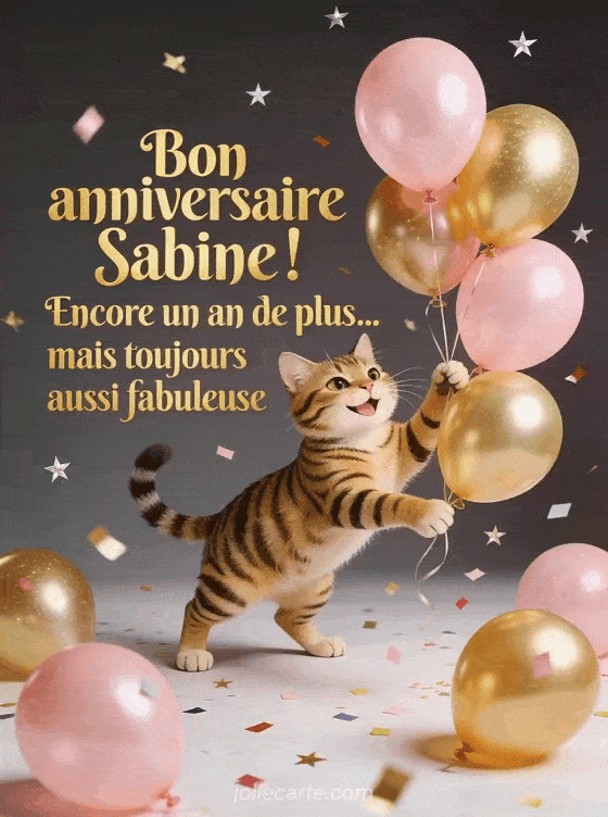 Joyeux anniversaire Sabine - Bon anniversaire sabine