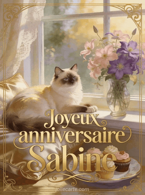 Joyeux anniversaire Sabine - Joyeux anniversaire sabine fille