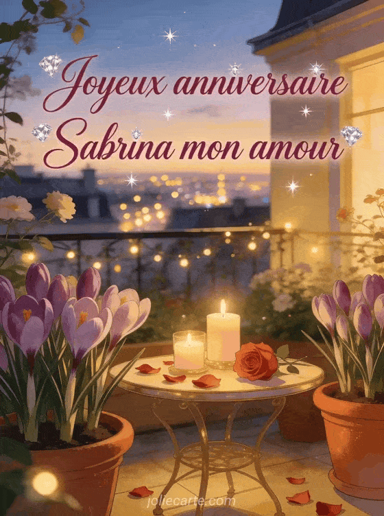 Joyeux anniversaire Sabrina - Joyeux anniversaire sabrina mon amour