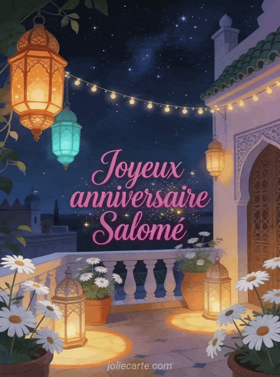 Joyeux anniversaire Salomé - Joyeux anniversaire salome image
