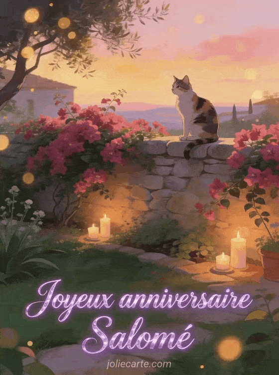 Joyeux anniversaire Salomé - Carte joyeux anniversaire salome gratuite