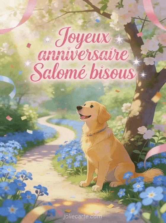 Joyeux anniversaire Salomé - Joyeux anniversaire salome bisous
