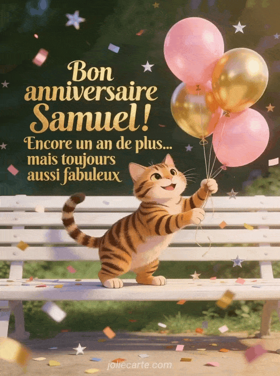 Joyeux anniversaire Samuel - Bon anniversaire samuel