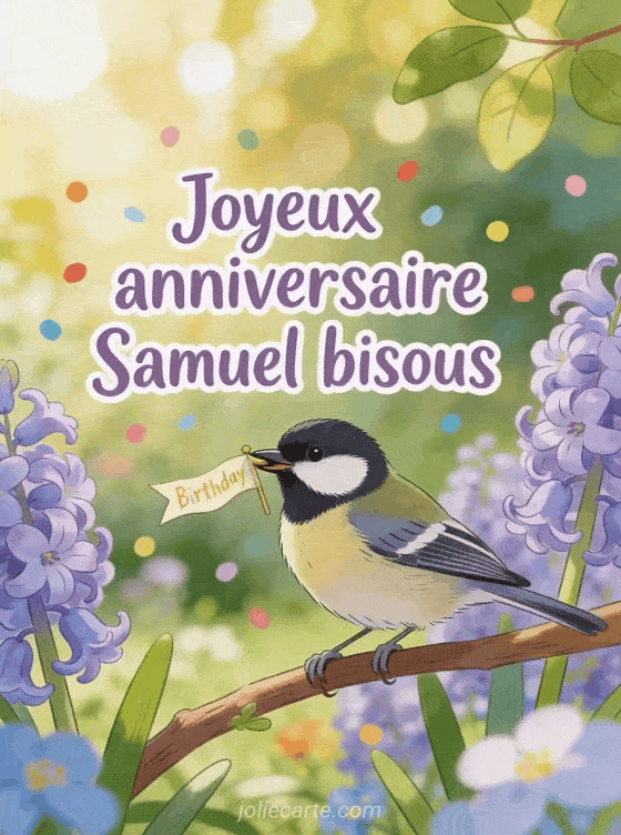 Joyeux anniversaire Samuel - Joyeux anniversaire samuel bisous